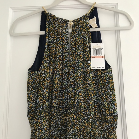 Michael Kors Dresses & Skirts - Michael Kors pleated floral dress